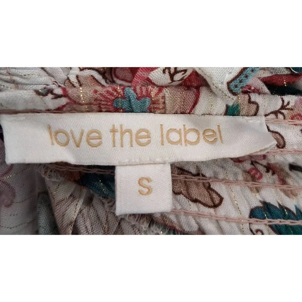 Love the label Anthropologie womens small floral maxi dress tiered gypsy boho - Picture 9 of 12